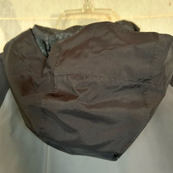 Columbia Gray Black Omni-Tech Waterproof Rain Wind Jacket L - Picture 16 of 16